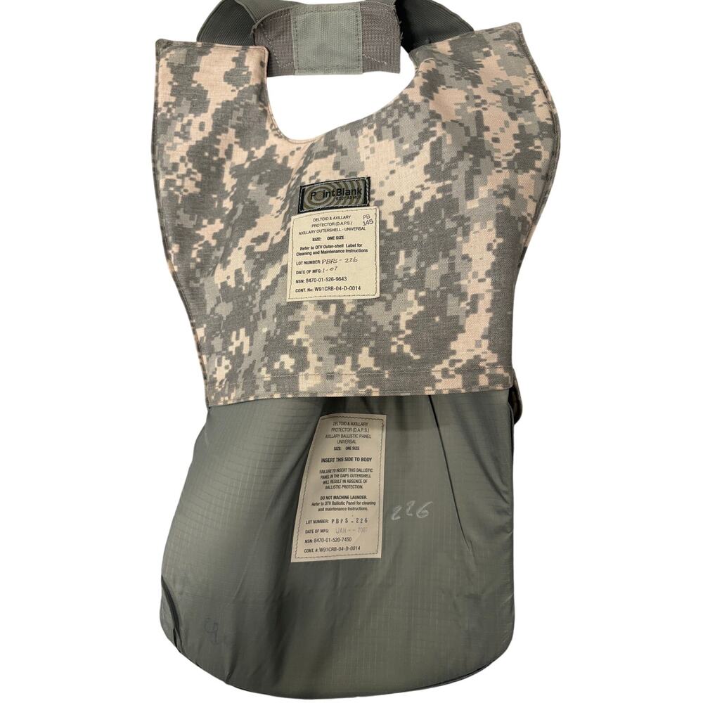 Point Blank DAPS Axillary Ballistic Panel + Outer Shell